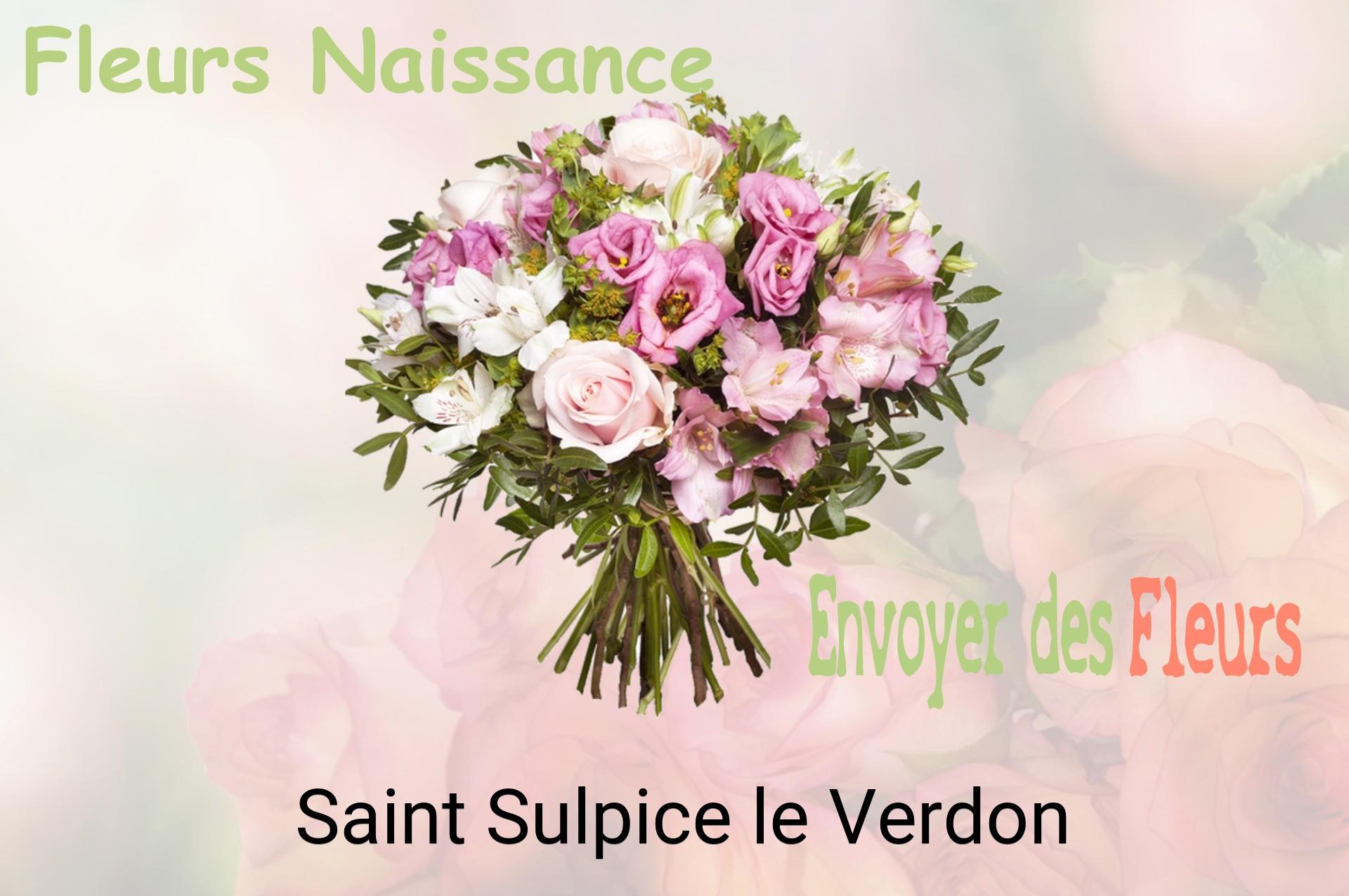 Bouquet de fleurs de naissance livré à Saint-Sulpice-le-Verdon