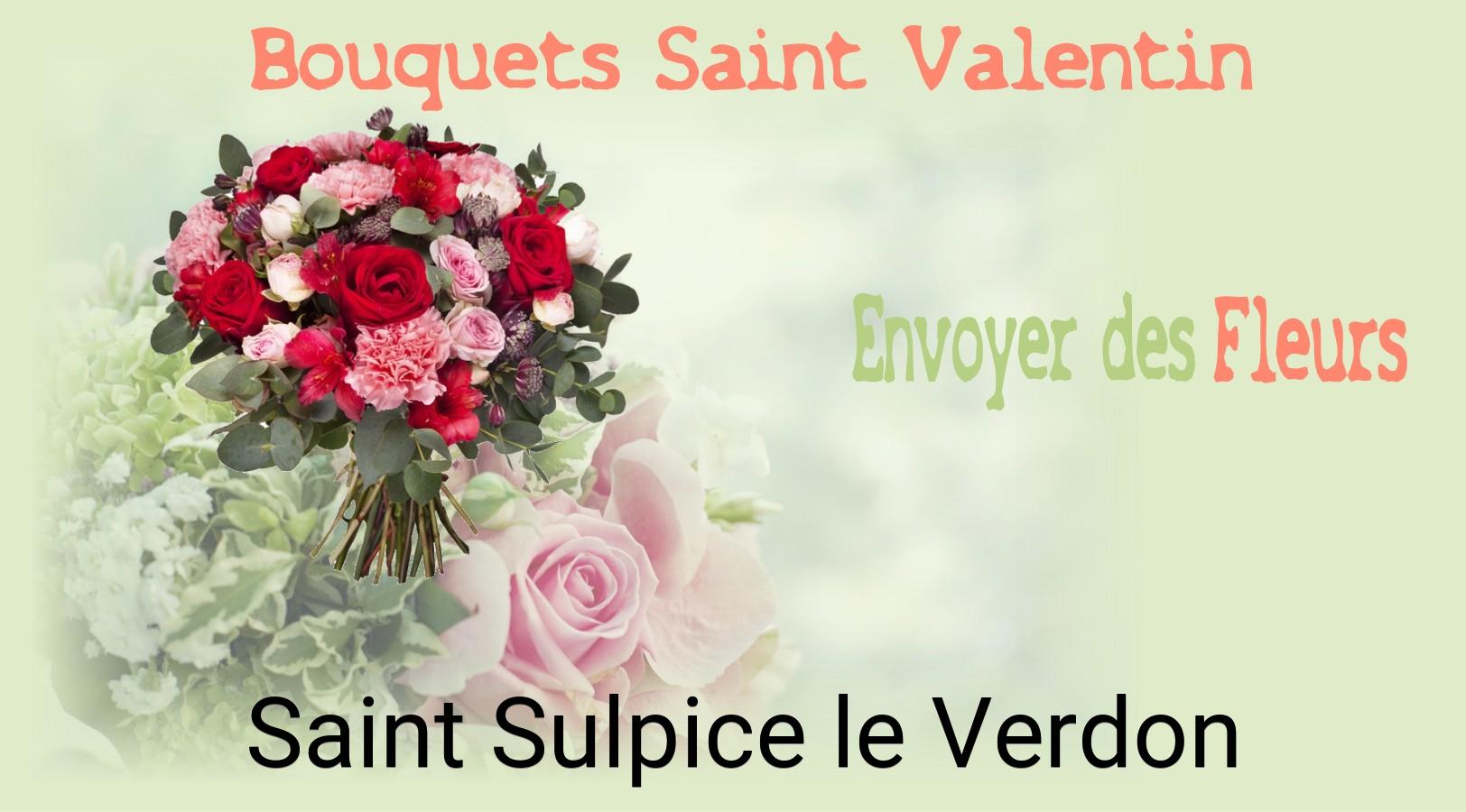 Roses de Saint-Valentin livrées à Saint-Sulpice-le-Verdon